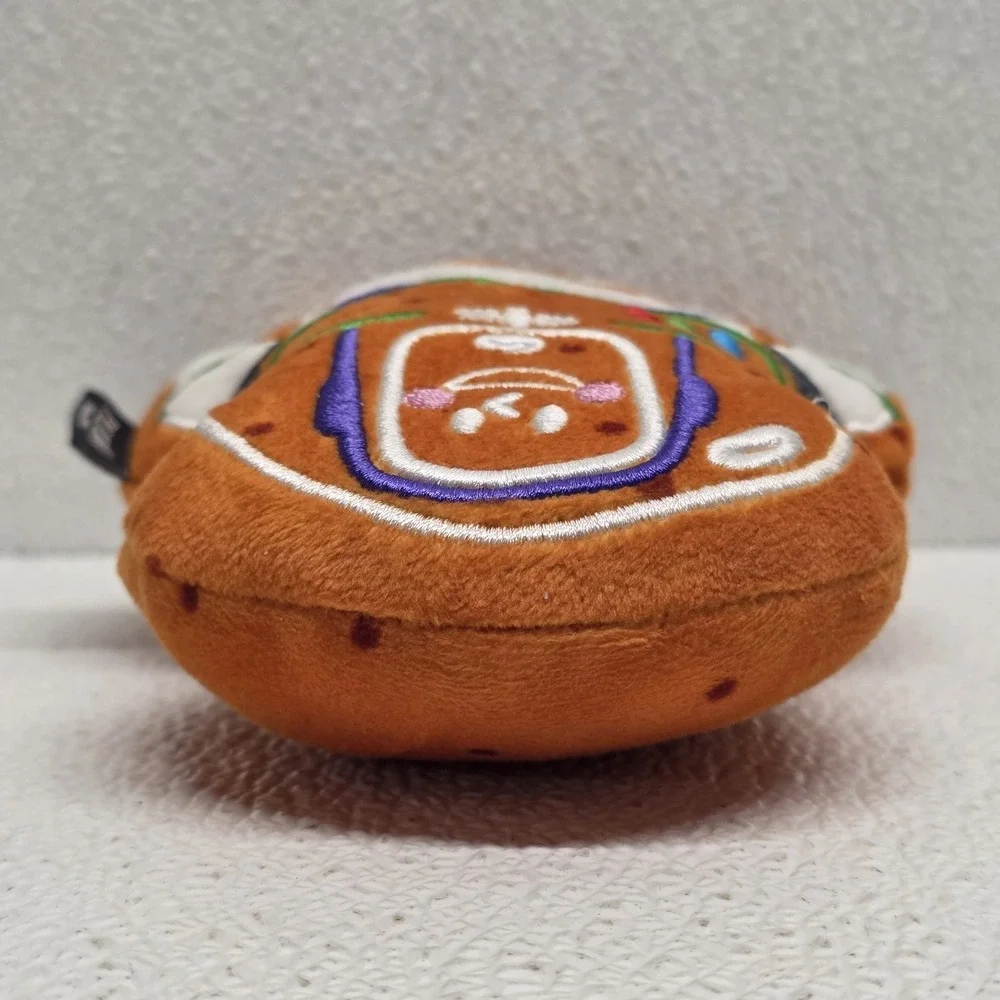 Chewy Pixar Buzz Lightyear Gingerbread Cookie Squeak Plush Toy
